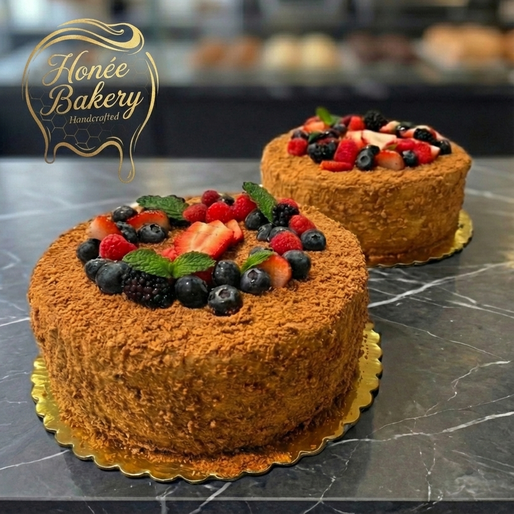 Medovik Honey Cake